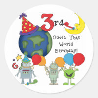 Outta This World 3rd Birthday T-shirts and Gifts