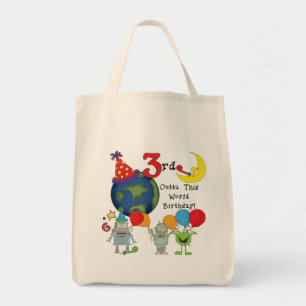 Outta This World 3rd Birthday T-shirts and Gifts Tote Bag