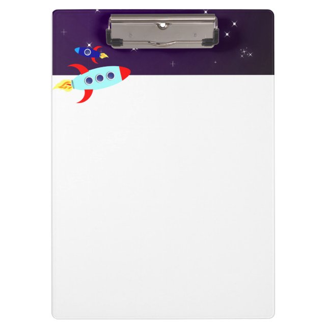 Outta This World! Boy Clipboard (Front)