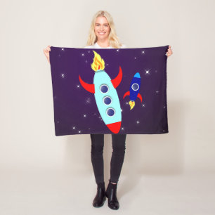Outta This World! Boy Fleece Blanket