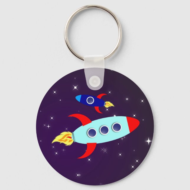 Outta This World! Boy Key Ring (Front)