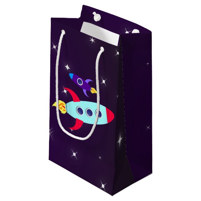 Outta This World! Girl Small Gift Bag (Front Angled)