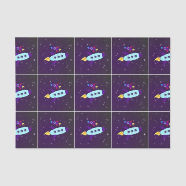 Outta This World! Girl Tissue Paper (Front)