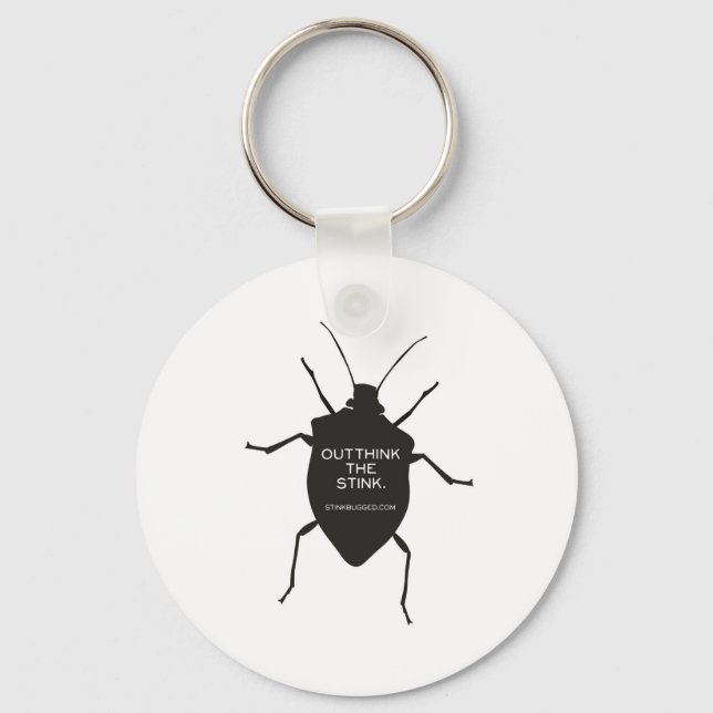 Outthink The Stink (Bug) Key Ring (Front)