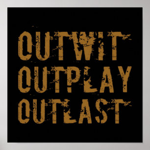 Outwit Outplay Outlast Poster
