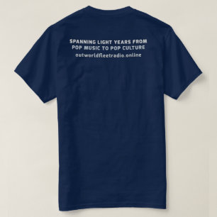 OutWorld Fleet Radio logo and tagline T-Shirt