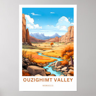 Ouzighimt Valley Morocco Travel Print