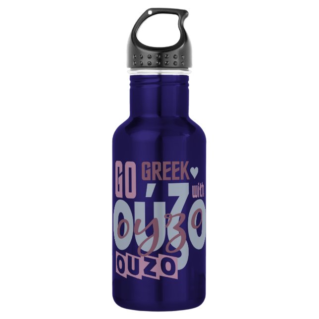 OUZO 532 ML WATER BOTTLE (Front)