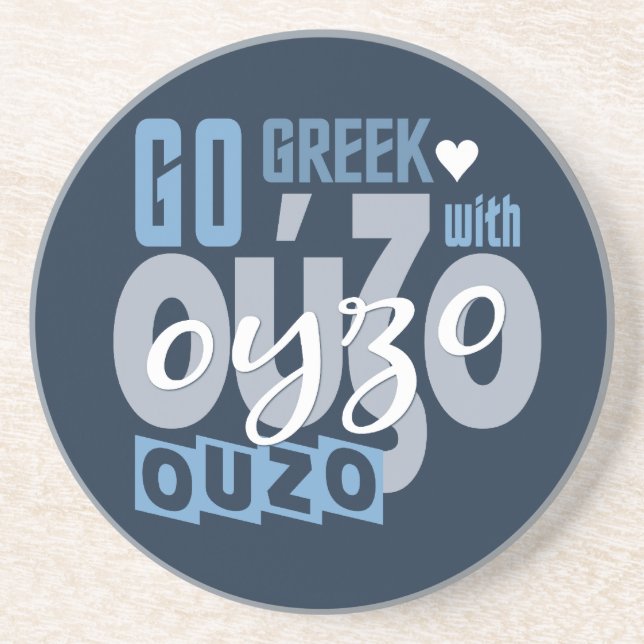 Ouzo coaster (Front)