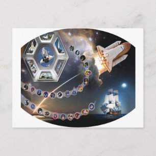 OV 105 Endeavour Postcard