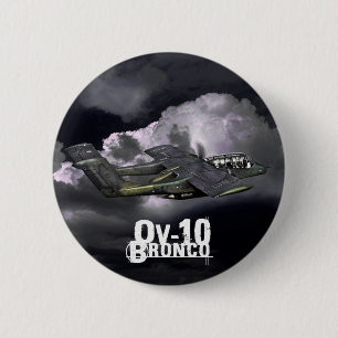 OV-10 Bronco 6 Cm Round Badge