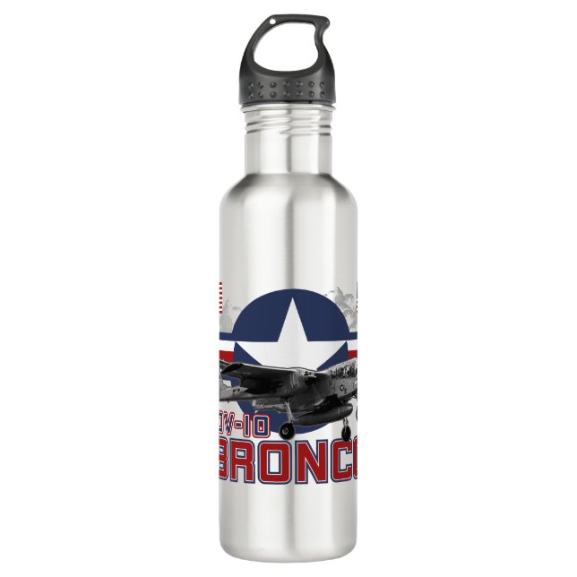 OV-10 Bronco: Tactical Air Support 710 Ml Water Bottle (Front)