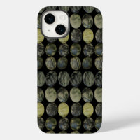 Oval Banded Agate Gemstone Horizontal Pattern 