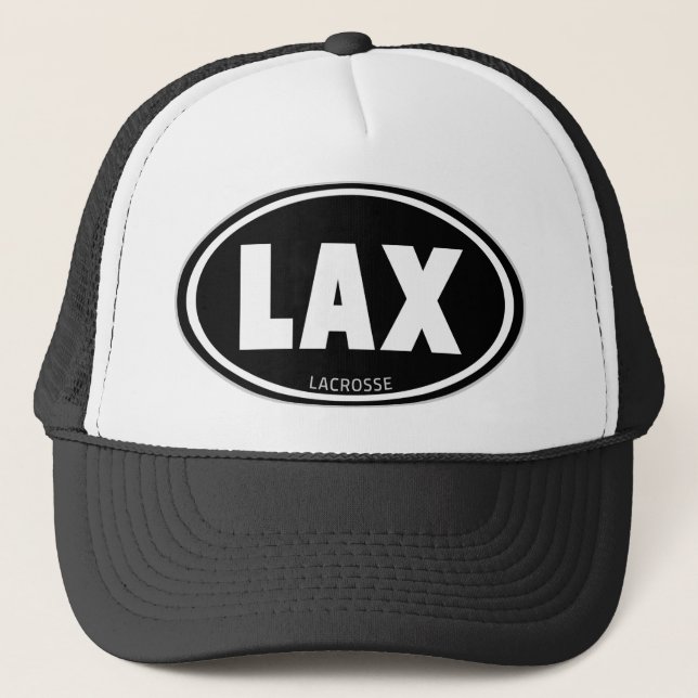 Oval-black Trucker Hat (Front)