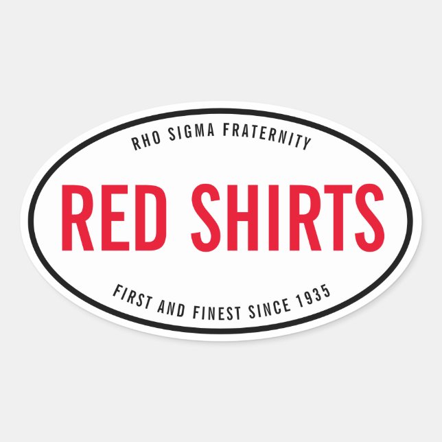 Oval Bumper Sticker (Front)