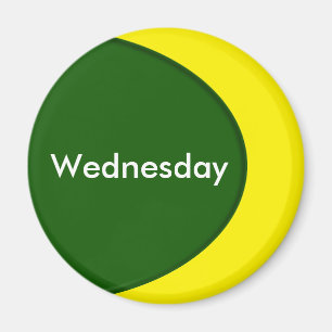 OVAL BUTTON - dark green + your text & ideas Magnet