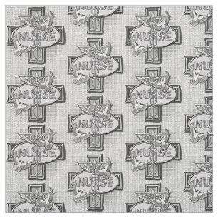 Oval Doves Nurse Fabric