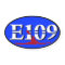 Oval E109 Euro Sticker