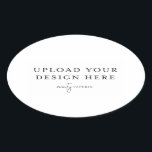 Oval Label - 4.5" x 2.7"<br><div class="desc">Customise your design in Templett. After you are done editing, download your file in a JPG format (don't forget to turn on the bleed option). Upload your design here by clicking on the blue "Personalise" button.</div>