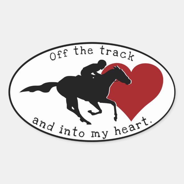 Oval Off the Track Sticker (Front)