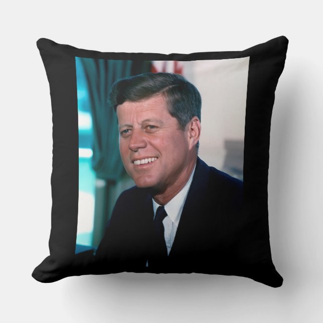 Oval Office of President John F. Kennedy Cushion (Front)