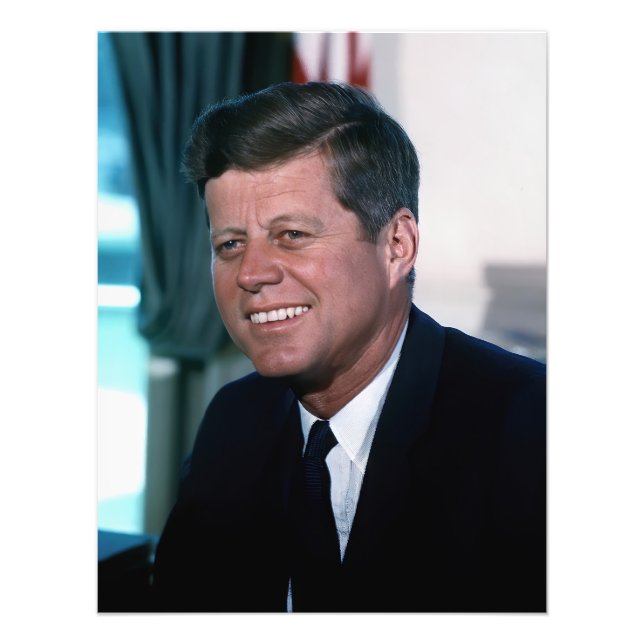 Oval Office of President John F. Kennedy Photo Print (Front)