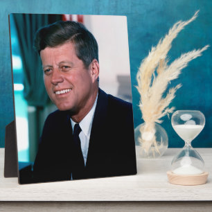 Oval Office of President John F. Kennedy Plaque
