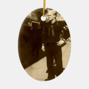 Oval Ornament American Sailor