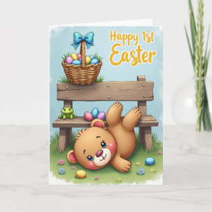 Oval Pattern Easter Card