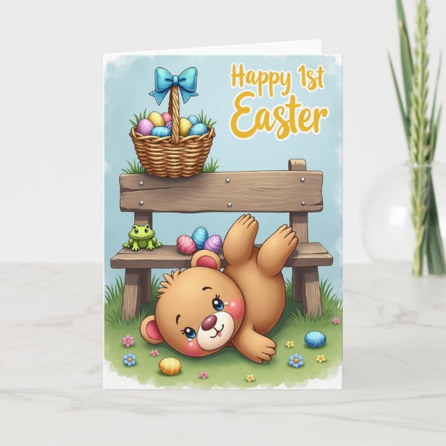 Oval Pattern Easter Card (Front)