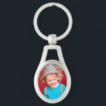 Oval Photo Keychain<br><div class="desc">Customise this lovely keychain with your own photos or graphics.</div>