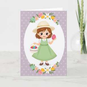Oval Portrait Pattern Card