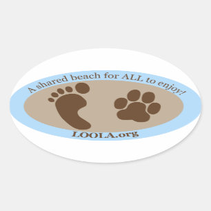 Oval Sticker: LOOLAorg Sticker