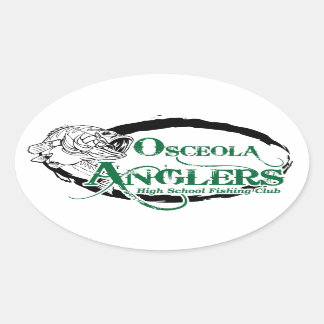 Oval Stickers, Glossy, 4.5 x 2.7 inch (sheet of 4) Sticker