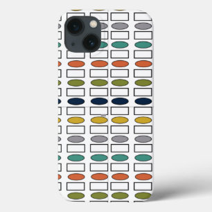 Ovals and Rectangles iPhone 13 Case