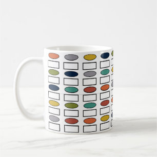 Ovals and Rectangles Coffee Mug