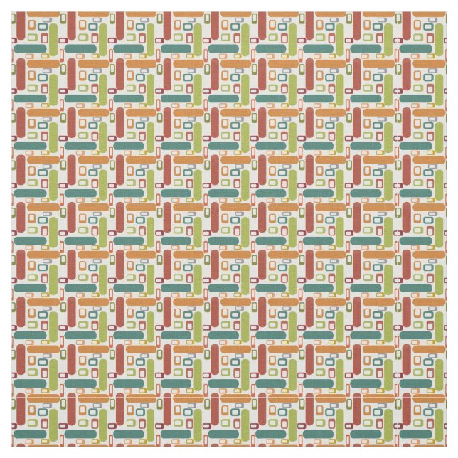 Ovals and Rectangles  Fabric (Swatch)