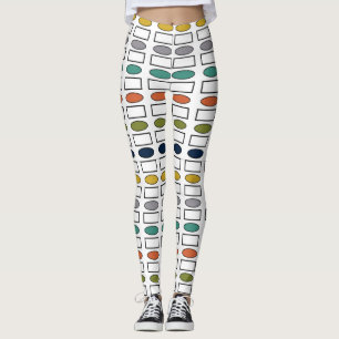 Ovals and Rectangles Leggings