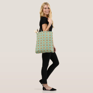 Ovals and Starbursts Tote Bag