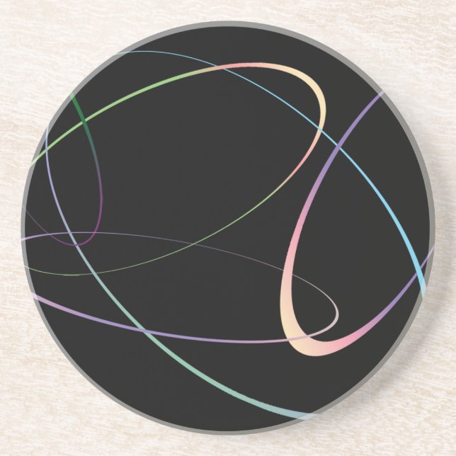 Ovals Sandstone Coaster (Front)