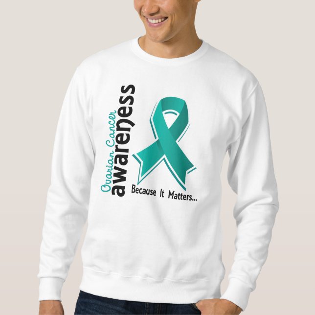 Ovarian Cancer Awareness 5 Sweatshirt (Front)