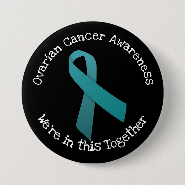 Ovarian Cancer Awareness 7.5 Cm Round Badge (Front)