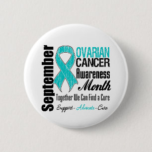 Ovarian Cancer Awareness Month Tribute 6 Cm Round Badge