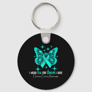 Ovarian Cancer Awareness T-Shirt2 Key Ring