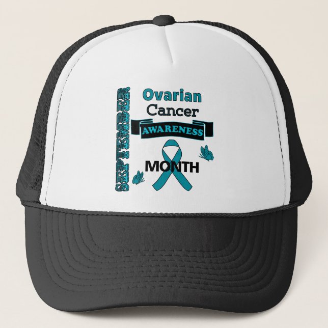Ovarian Cancer Awareness Trucker Hat (Front)