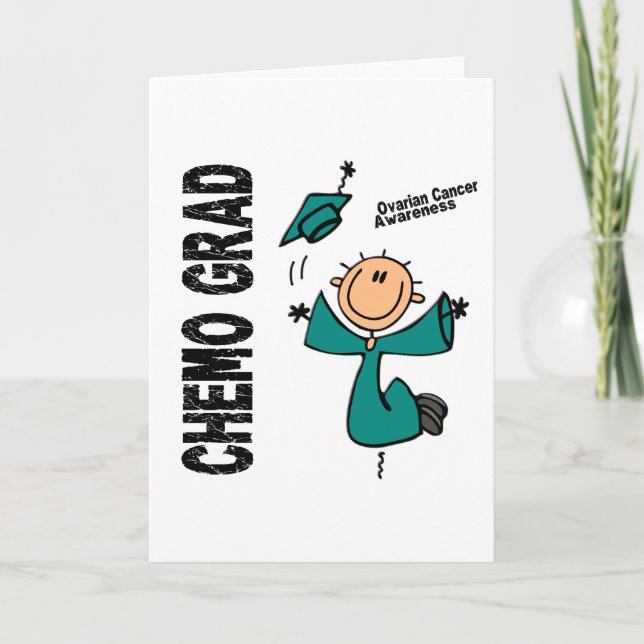 Ovarian Cancer CHEMO GRAD 1 Card (Front)