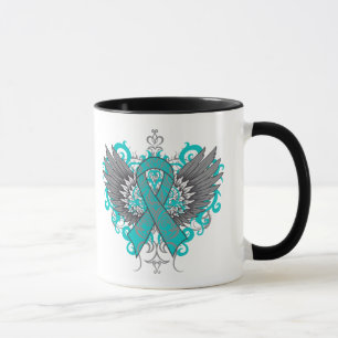Ovarian Cancer Cool Wings Mug