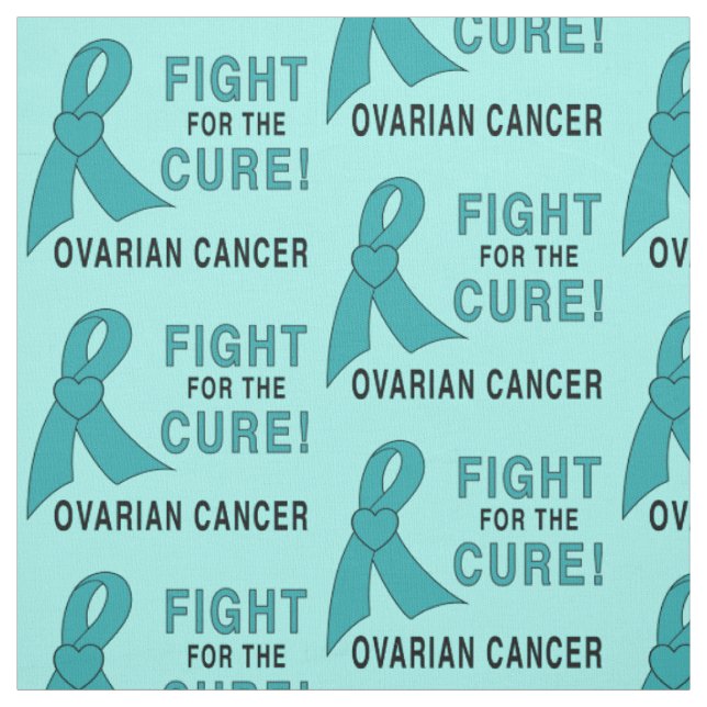 Ovarian Cancer: Fight for the Cure! Fabric (Swatch)