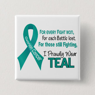 Ovarian Cancer For Every…..I Proudly Wear Teal 1 15 Cm Square Badge