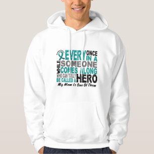 Ovarian Cancer Hero Comes Along MOM Hoodie